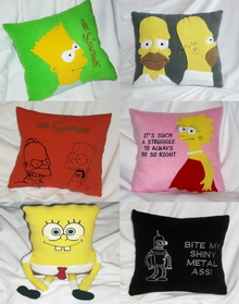 Cartoon Pillows