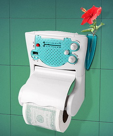 Держатель туалетной бумаги - радио