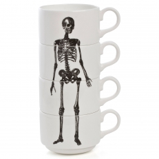 Чашки Скелет Bone Cups (4 шт.)